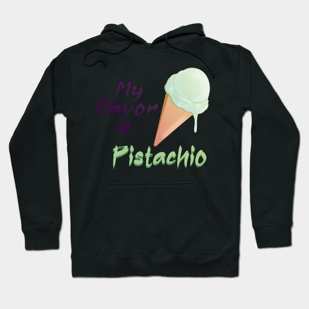 My flavor is Pistachio Ice cream Hoodie by PorinArt